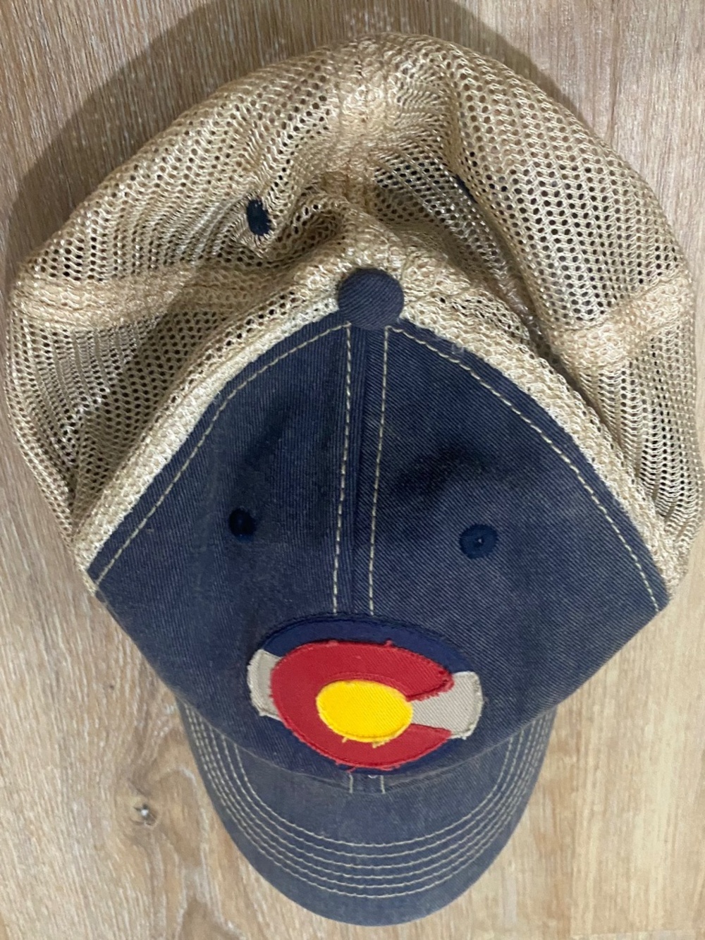 Vintage Colorado C Denim Trucker Hat - Picture 2 of 3